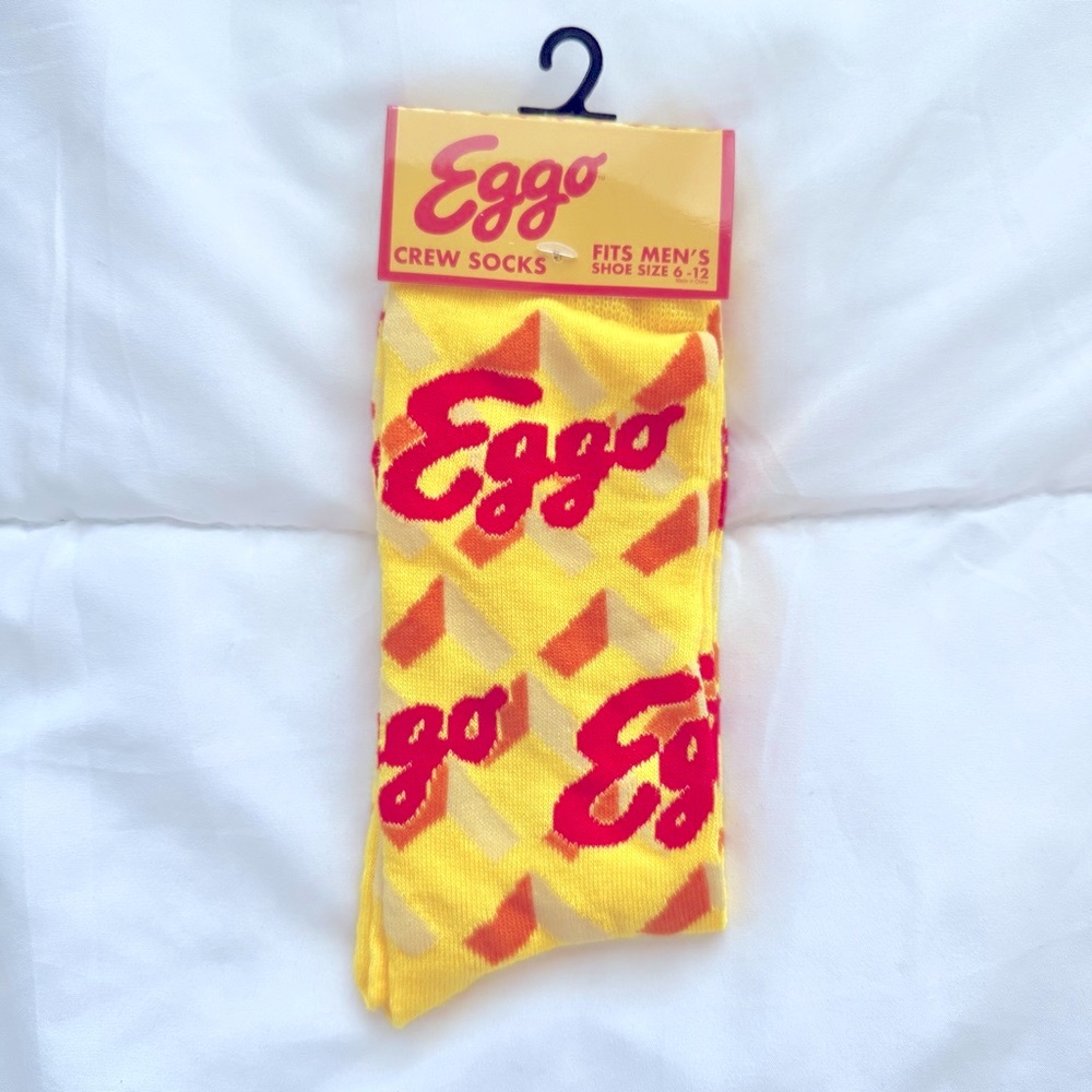 Yellow Crew Socks for Men